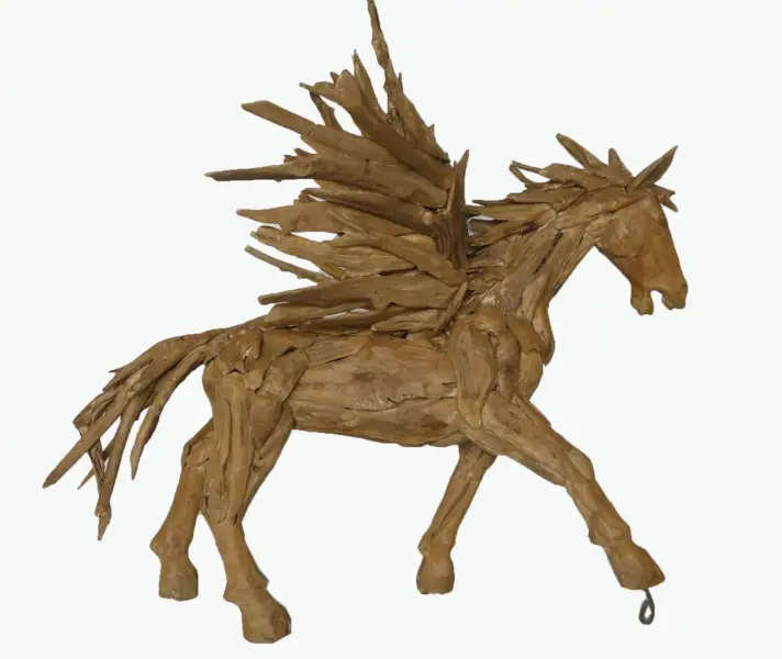 Product image 7 of the product “Mythical Pegasus - Horse with Wings. The wings are removable. About 170cm length and 150cm height. ”